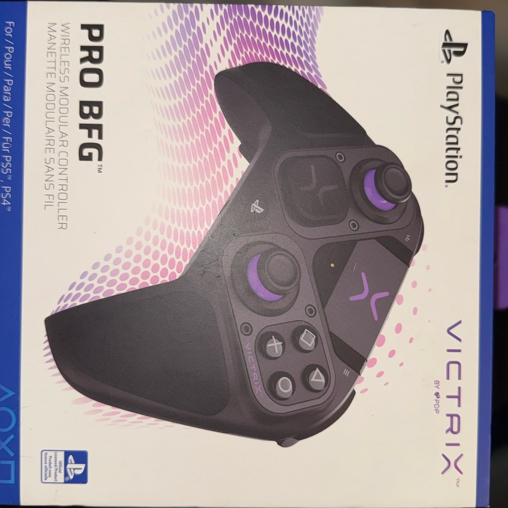 Sony PlayStation Pro BFG Controller - Black and Purple